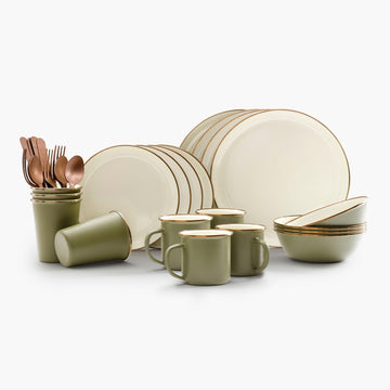 Enamelware 2-Tone Ultimate Dining Bundle