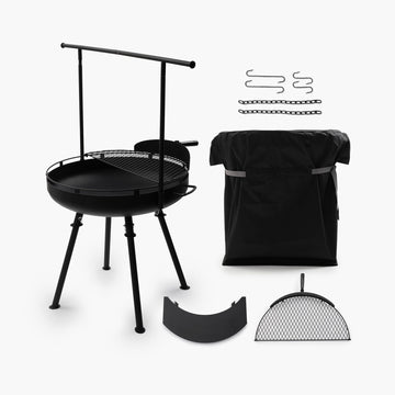 Cowboy Fire Pit Grill - 30" Premier Bundle