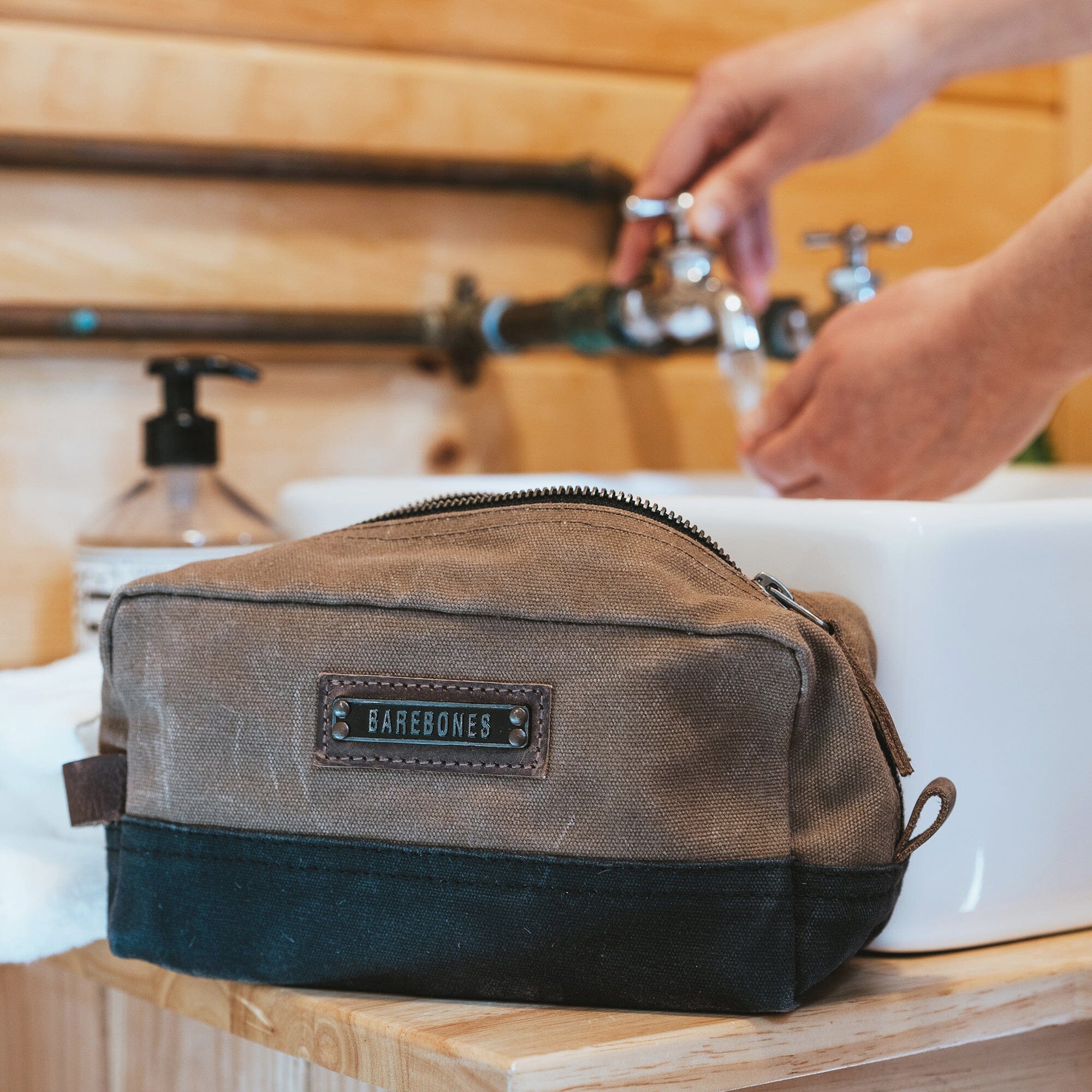 Neelum 3L Dopp Kit - Khaki