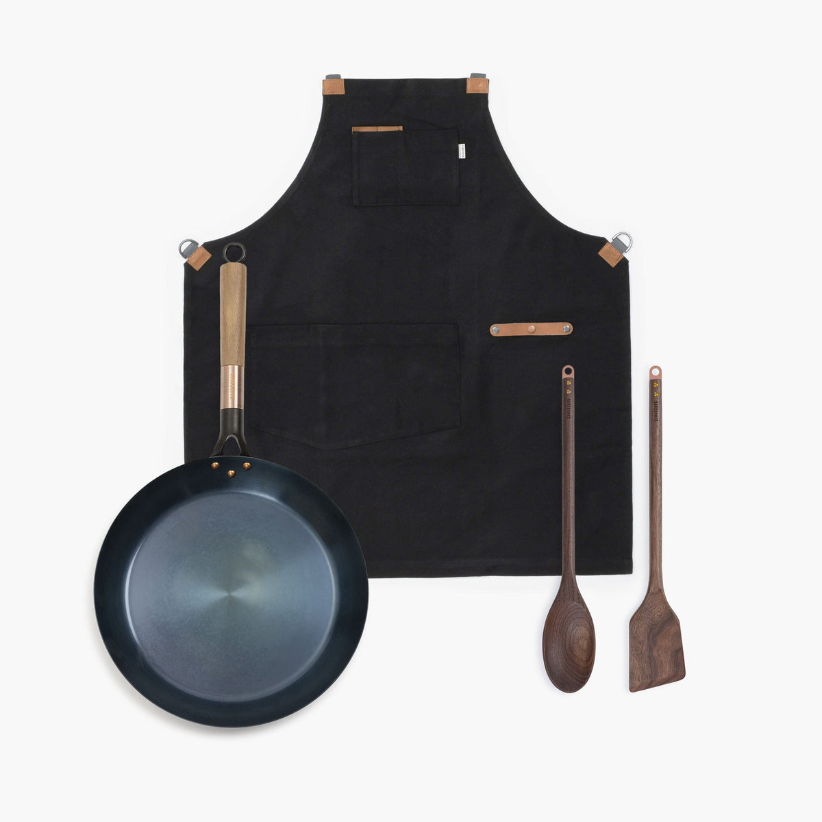 Barebones Cookware Set Barebones Blue Carbon Steel Skillet Bundle | 9″ & 12″ Sets – Barebones ...