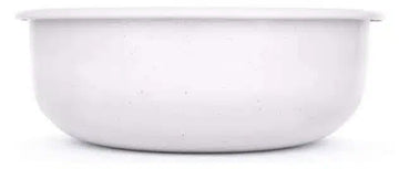 BareBones - Rolled Enamelware Bowl - Soft White