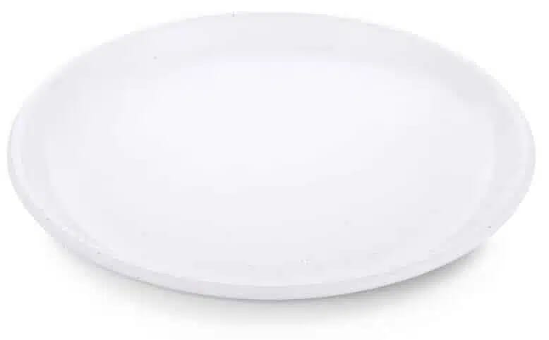 BareBones - Rolled Enamelware Plate - Soft White 4PC Set