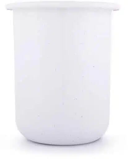 BareBones - Rolled Enamelware Cup - Soft White