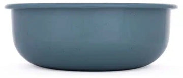 BareBones - Rolled Enamelware Bowl - Smoky Blue