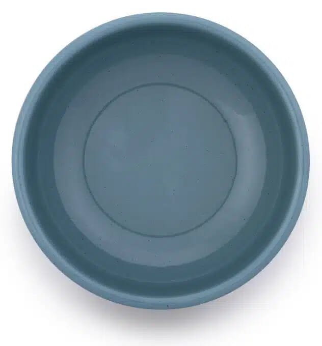 BareBones - Rolled Enamelware Bowl - Smoky Blue