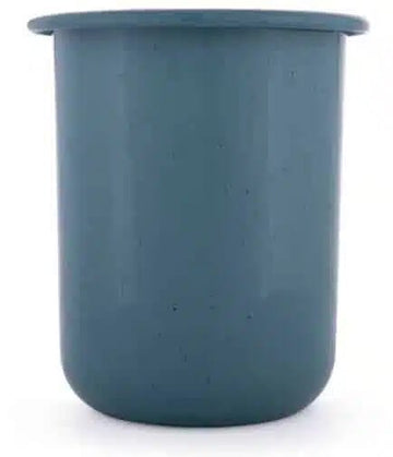BareBones - Rolled Enamelware Cup - Smoky Blue