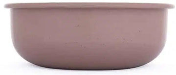 BareBones - Rolled Enamelware Bowl - Dusty Rose
