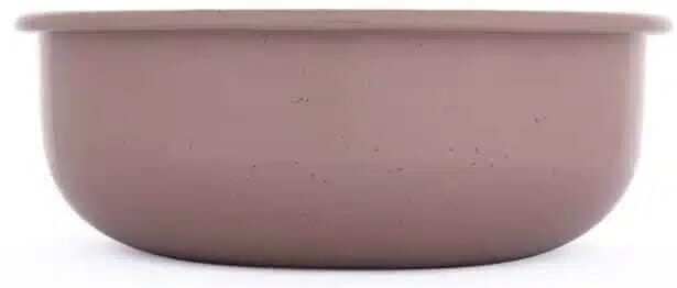 BareBones - Rolled Enamelware Bowl - Dusty Rose