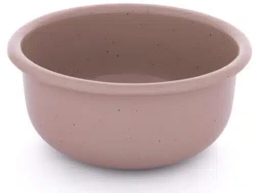 BareBones - Rolled Enamelware Side Bowl - Dusty Rose 4PC Set