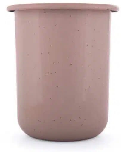 BareBones - Rolled Enamelware Cup - Dusty Rose