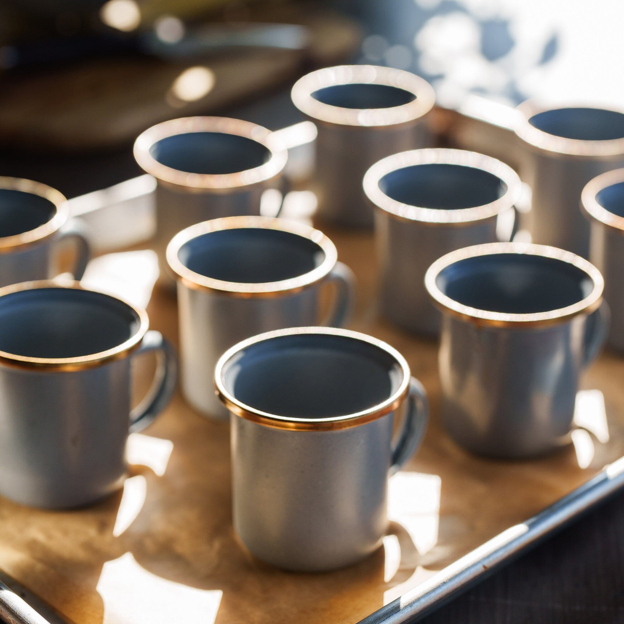 Enamel Espresso Cup Set