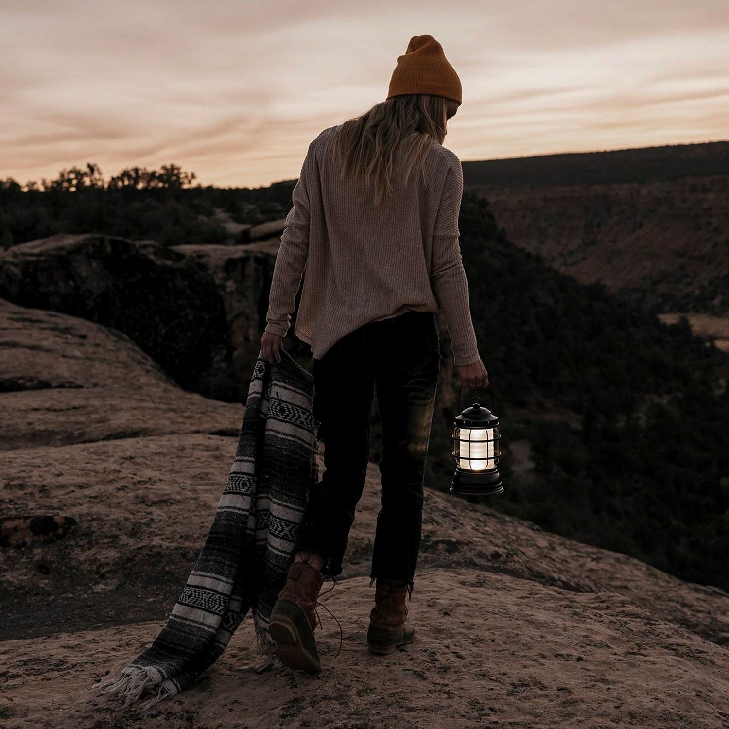 Forest Lantern - Antique Bronze