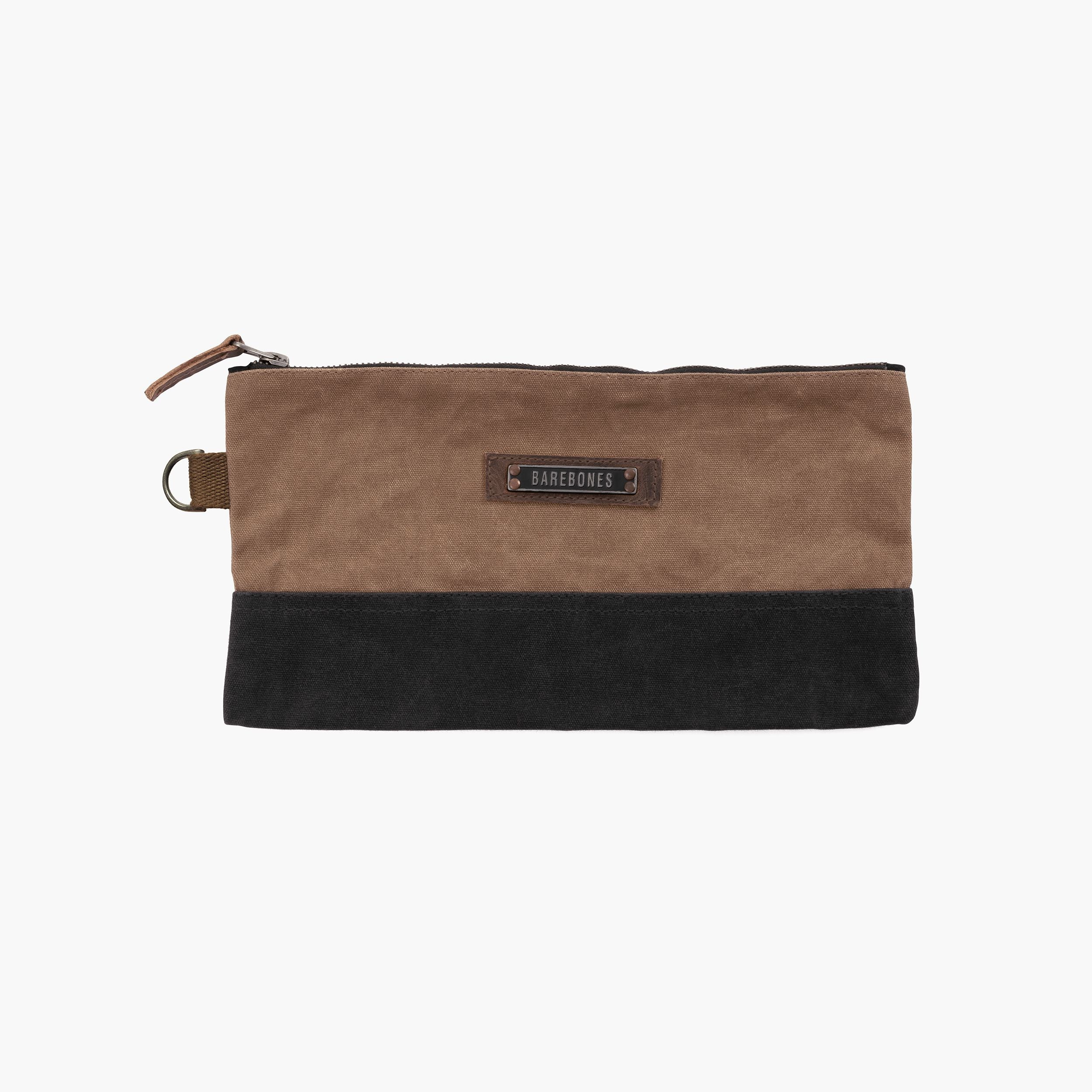 Neelum Zipper Pouch - Khaki