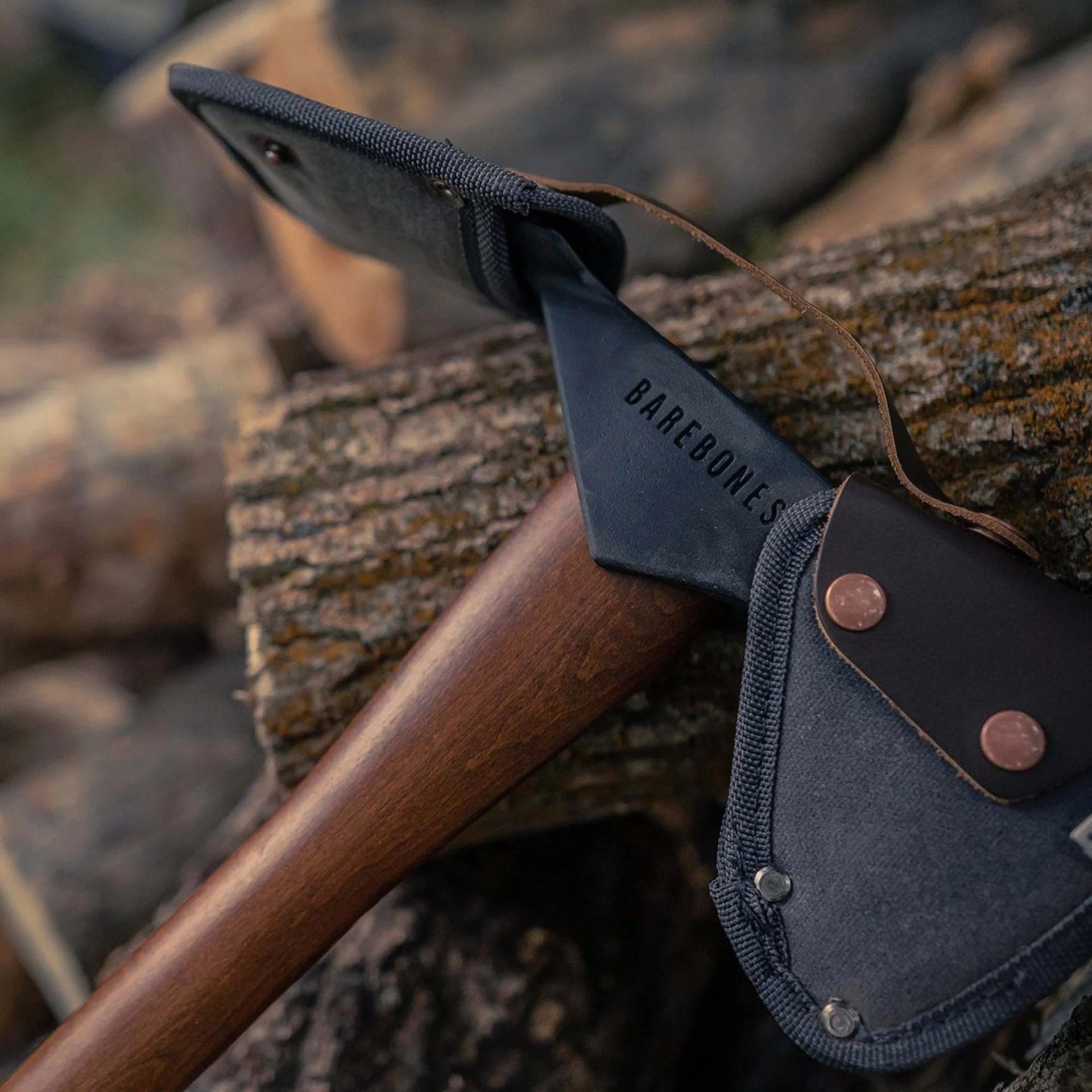Barebones - Pulaski Axe with Leather Sheath