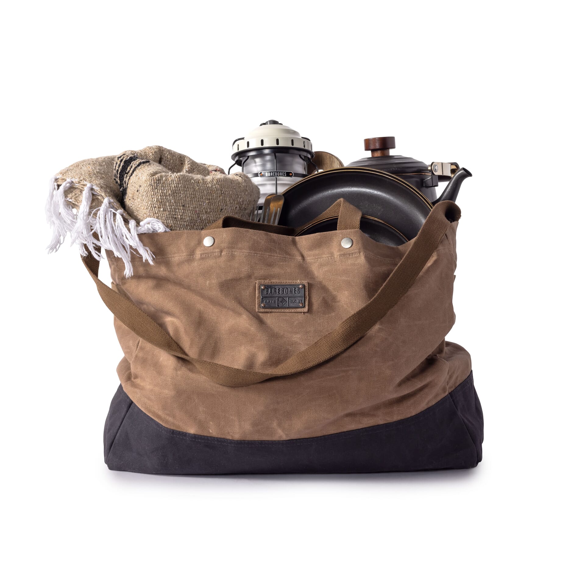 BareBones - Neelum Firewood Carrier Tote (Khaki)
