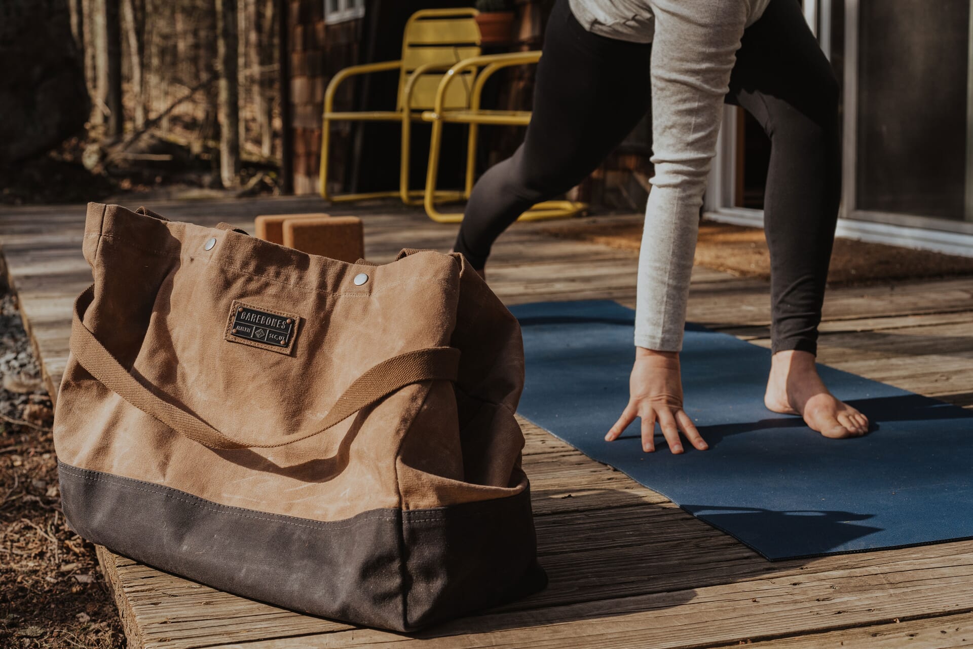 BareBones - Neelum Firewood Carrier Tote (Khaki)